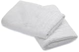 Danica Studio Aegean Wash Cloth, 12 by 12-Inch, White, Set of 2