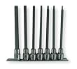 Westward 1EZJ5 Hex Bit Socket Set, SAE, Extra Long, 7 PC