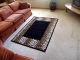 IMAGE OF Leopard Print Border Rug 5' 3