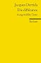 Die diff�rance: Ausgew�hlte Texte