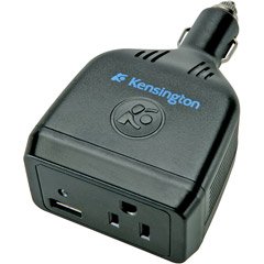 Kensington Auto Power Inverter with USB Power Port for Emergency Power, Battery Backup (K38022US)