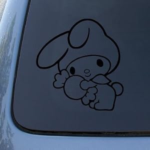 MY MELODY - Hello Kitty - Vinyl Decal Sticker #A1408 | Vinyl Color: Black