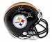 Hines Ward Pittsburgh Steelers Autographed Riddell Mini Football Helmet with 