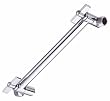 Danze D481150 9-Inch Adjustable Shower Arm with High Flow, Chrome