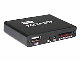 JUSTOP Mini HD Media Box Player, Full HD 1080P Playback via HDMI, 5.1 Surround Sound Out - Play Movies/Pictures/Files directly on your TV