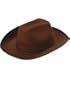 Brown Country Cowboy Cowgirl Cow Boy Felt Costume Hat
