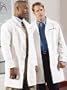 Men's White Staff Length Lab Coats 65/35 Fashion Poplin on Sale Now!