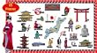 JAPAN BULLETIN BOARD SET