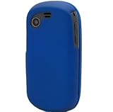 Crystal Hard BLUE Snap on RUBBBERIZED Faceplate Cover Case for SAMSUNG T669 ....