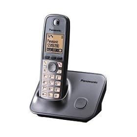 Panasonic KX-TG6611EM Single Digital Cordless Phone - Silver