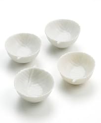 Martha Stewart Collection Leaf Salt Cellar, Set of 4