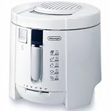 1kg Capacity Compact Deep Fryer With Viewing Window - White