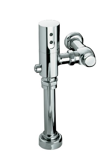 Kohler K-10956-CP 1.28 GPF/4.85 LPF Touchless DC Toilet Flushometer, Polished Chrome