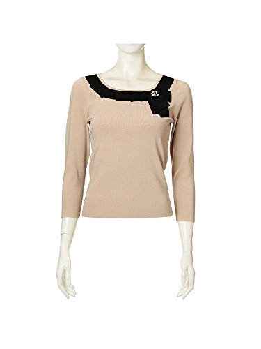 (トゥー ビー シック) TO BE CHIC グログランビジューニット W5N14433__