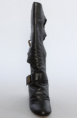 80%20 The Cody Buckle Back Hidden Wedge Boot in Black,Shoes for Women from 80%20