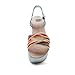 Carol Shoes Womens Platform Wedge Heel Open Toe Sandals Shoes