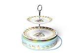 Review REX  / 2 tier Cake Stand in a Gift Box Tea & Cake Design