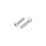 【ノーブランド 品】ステンレス鋼 フラットヘッド クロスねじ パンヘッドねじ M2x12mm 約100個