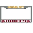 Kansas City Chiefs NFL Chrome License Plate Frame