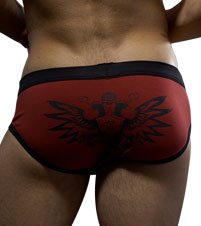 C-IN2 Men's Love & War Placement Print Lo Rise Brief