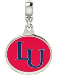 Liberty University Flames Collegiate Drop Charm Fits Most European Style Bracelets Including, Chamilia, Zable, Troll and More. High Quality Drop in Stock for Fast Shipping.