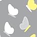 Yellow and Gray Birds and Owls Wall Decals for Kids Room, Birds and Owls