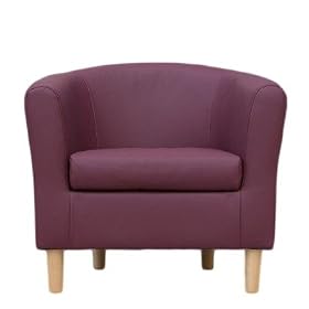 Nicole Tub Chair in Plum