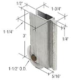 112 Nylon Wardrobe Door Roller For Monarch Mirror Doors