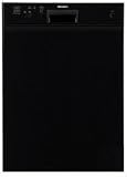 Best Deal Full Console Dishwasher with 5 Wash Levels 5 Programs 4 Wash Temps 3-Way Euro Filter System SmartRACK and 52db Silence Rating with Built-in Water Softener in Black
