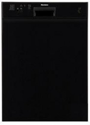 Full Console Dishwasher with 5 Wash Levels 5 Programs 4 Wash Temps 3-Way Euro Filter System SmartRACK and 52db Silence Rating with Built-in Water Softener in Black