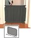 Doggie Blocker Pet Gate, Black Canvas - Large Size