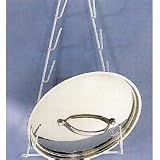 Pot Lid Holder - Cabinet Organizer (White) (17 H x 9-1/8 W)