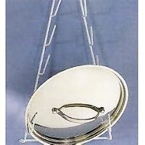 Pot Lid Holder - Cabinet Organizer (White) (17" H x 9-1/8" W)