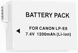 New LP-E8 Lithium-Ion Rechargeable Battery For Canon Cameras