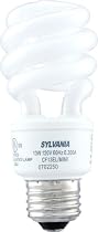 SYLVANIA 13-Watt 120-Volt Compact Fluorescent MiniTwist Lamp with Medium Base, Warm White, 12-Pack #CF13ELMTWSTCVP