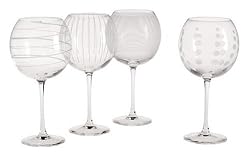 Mikasa Cheers Balloon Wine Goblet, Set of 4
