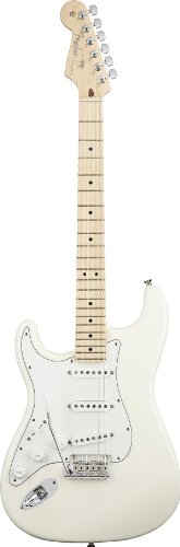31BC6DBrs%2BL Fender American Standard Stratocaster, Left Handed, Maple Fretboard with Extended Warranty   Olympic White