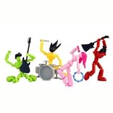 Stikfas Mega Pack Deluxe Action Figure Kit Mixed Body Type The Stikers Band