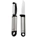 Hoffritz 2-Piece Stainless-Steel Peeler and Parer Set