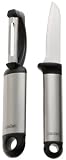 Hoffritz 2-Piece Stainless-Steel Peeler and Parer Set