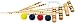 Halex Classic 4 Player Croquet Set in Carry Bag