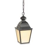 Royce Lighting RLC1236ES-23 Outdoor Convertible Lantern Oil Rubbed Bronze with Cream Snow Globe