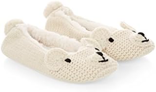 Accessorize Womens Polar Bear Ballerina