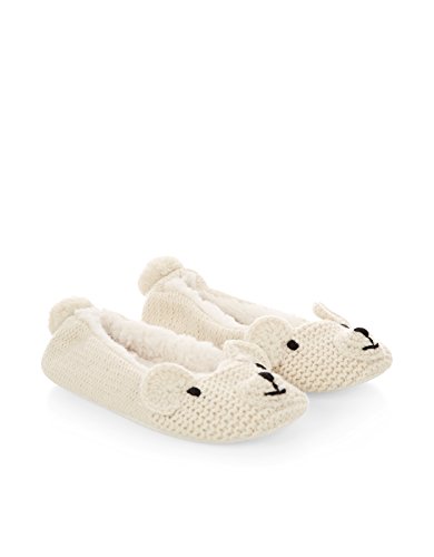 Accessorize Womens Polar Bear Ballerina
