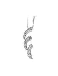 14K White Gold Diamond Necklace - 0.33 Ct. -- LIFETIME WARRANTY