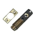 Kwikset 81825-001 6-Way Adjustable Dead Latch, Polished Brass