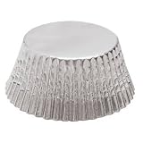 Fox Run Silver Foil Mini Baking Cups, 48 Cups