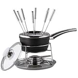 Berndes Milestone 12-Piece Nonstick Saucepan with Glass Lid and Fondue Set by Berndes