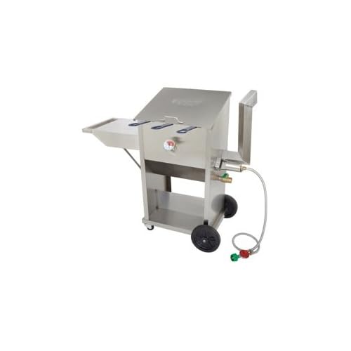 ^ Bayou Classic 700-709 9-Gallon Stainless Steel Self Contained Deep