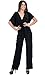 KOH KOH® Women Elegant Kimono Sleeve V-Neck Comfortable One-Piece Romper Jumpsuit